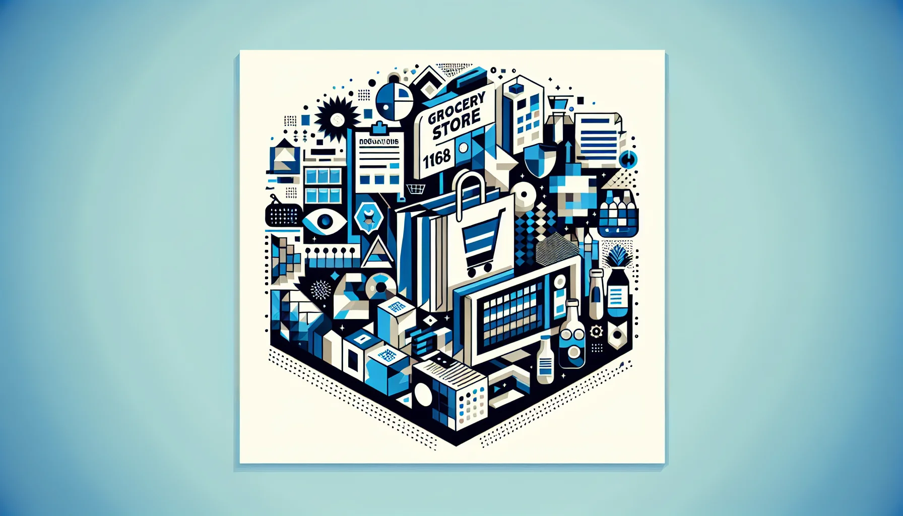 Вывески для продуктовых магазинов: требования по 168-ФЗ